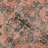 7x10 Pumpink Orange & Black Persian Rug, 208x316Cm