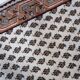 Vintage Indian carpet Seraband handmade 73cm x 143cm 1970s