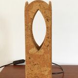 Vintage cork lamp 70s