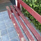 Wooden bench