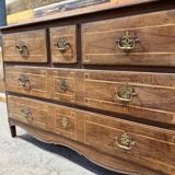 19th-century oak chest of drawers