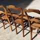4 chaises Louis Philippe canné
