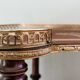 Antique guéridon with 3 levels in "bean" shape.