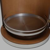 Set of Round Wooden Dry Bars by Mario Sabot, Italy 1970s