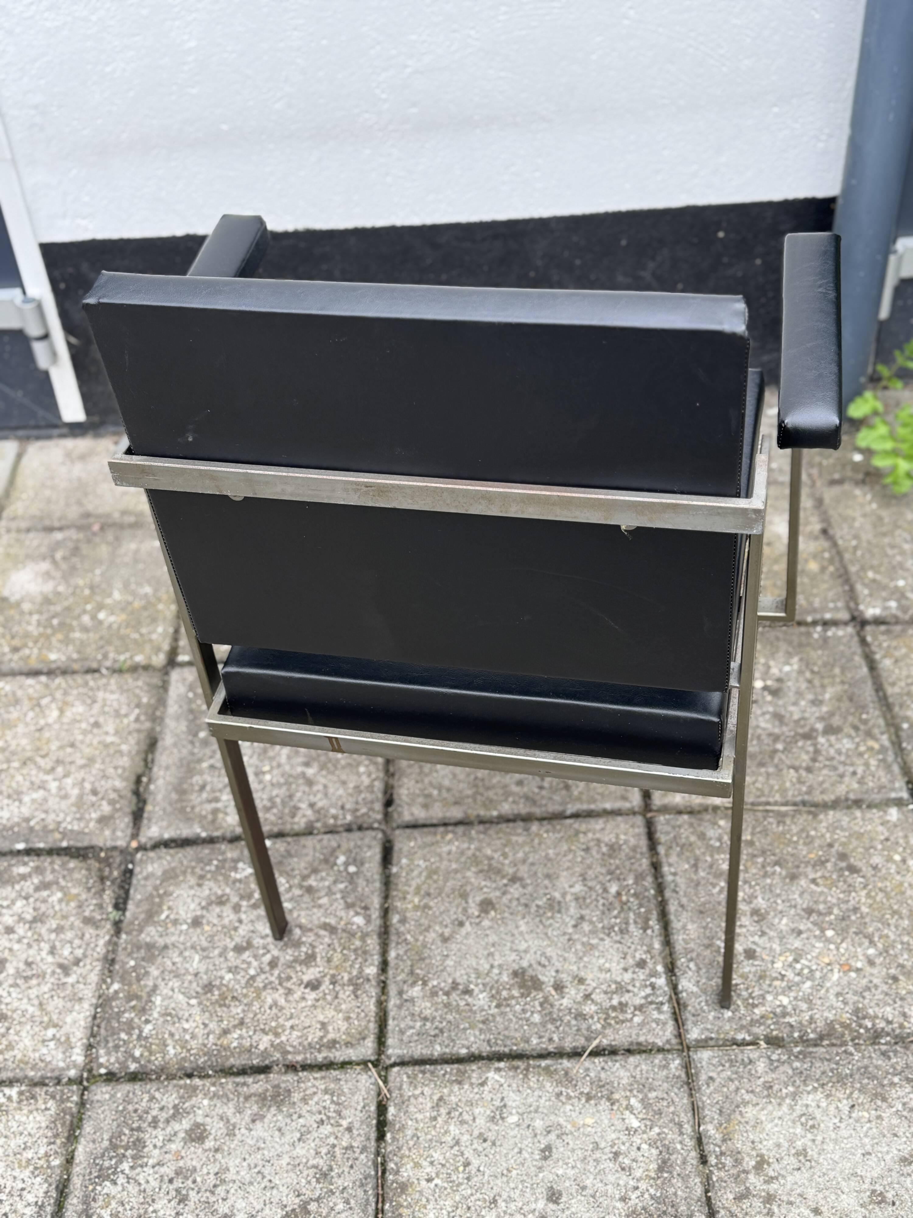 Mcm leatherette armchair