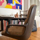Fauteuil édition Comforto dans le goût de Charles Pollock