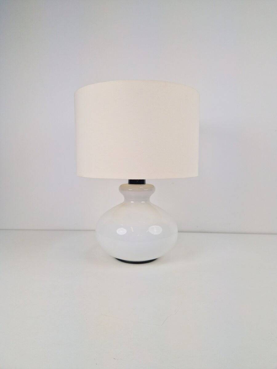 Lampe de table en verre vintage de Dijkstra, années 1960
