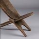 Chaise à Palabre sénoufo ethnique