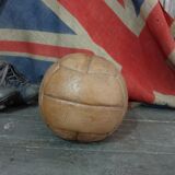 Vintage leather soccer ball