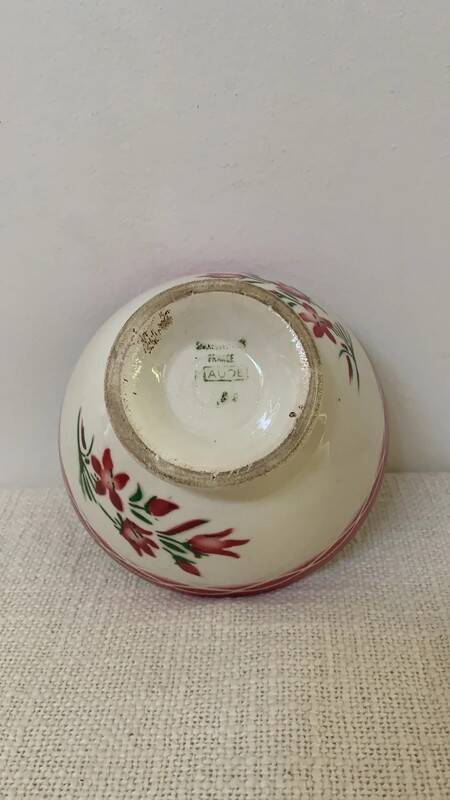 Old Sarreguemines bowl