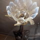 Opalescent tulip lamp 1900