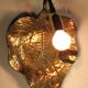 Brass "sheet" wall lamp