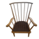 Fauteuil de style scandinave (esprit Windsor),