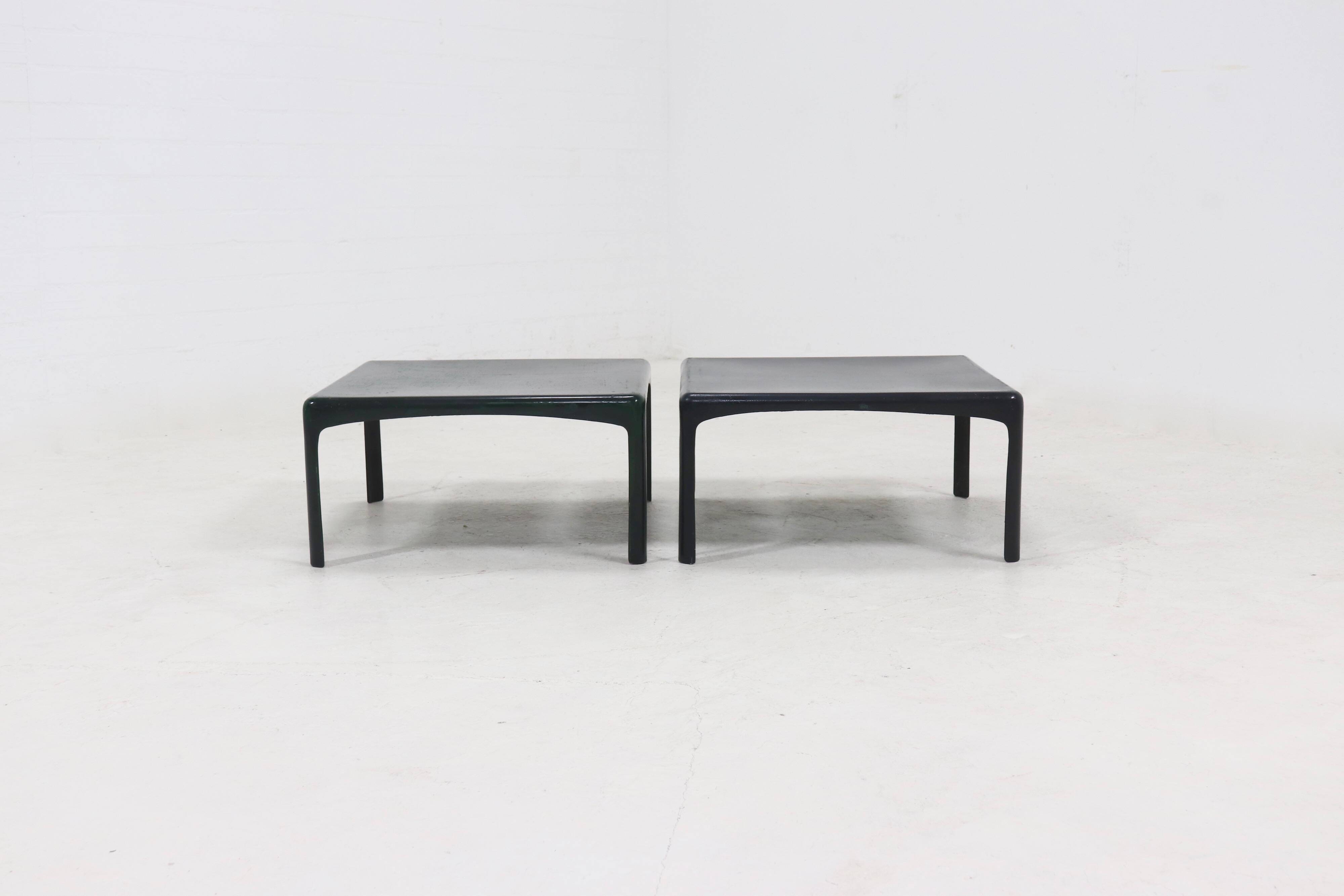 Set of 2 Fiberglass Side or Coffee tables 1960s