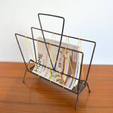 Vintage 1950s Scoubidou magazine rack