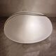 Hollywood Regency Metal-Lux Glass Ceiling Light Italy 1980s