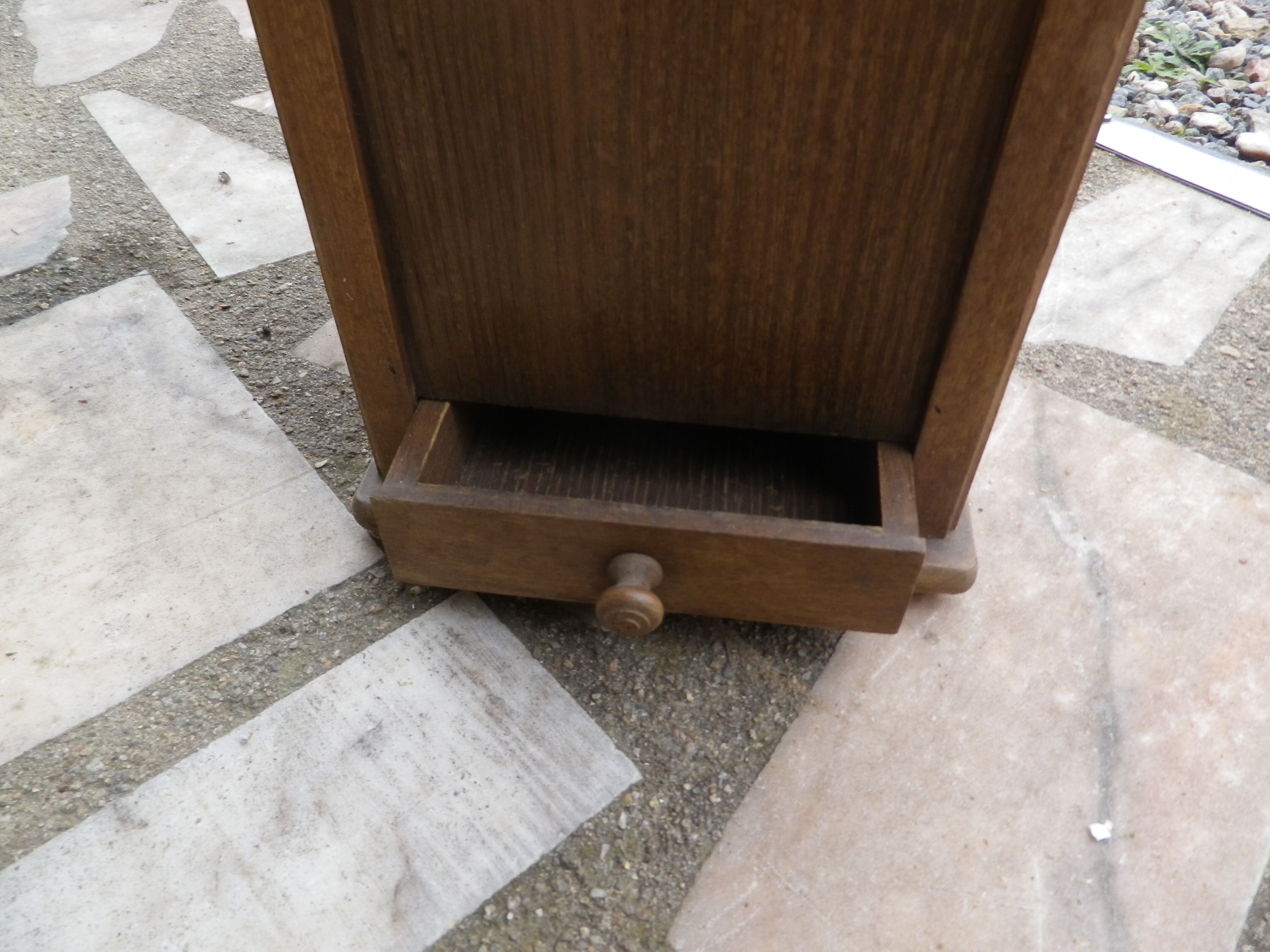 Old bread hutch in chene