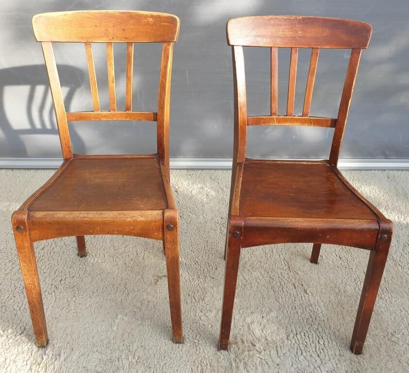 Pair bistrot chairs Stella 1934