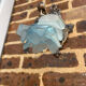 Made in France 607 - Wall lamp (1) - Art Nouveau - Silver bronze, Glass