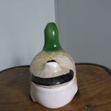 duck box empty-pocket ceramic slurry signed JH