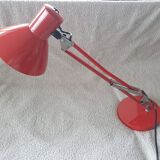 Red industrial lamp