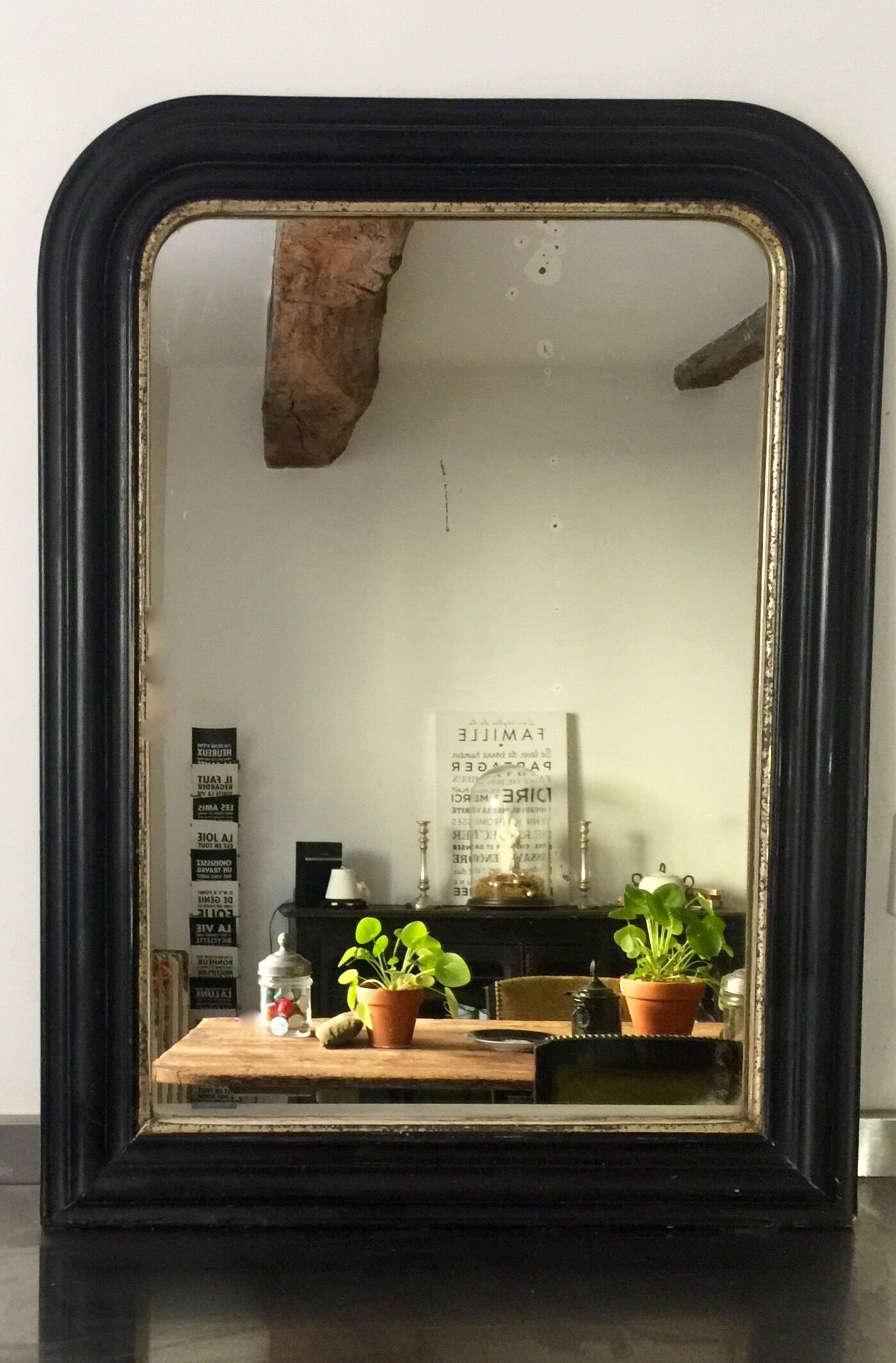 Napoleon III wall mirror 84x63cm