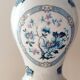 Limoges porcelain lamp Hergey – custom Liberty lampshade