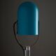 Turquoise floor lamp with plexi stem by Cosack
