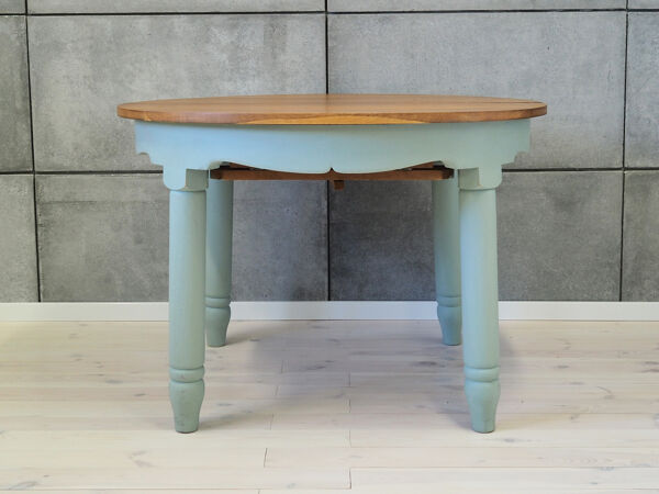 table en frêne, design suédois, années 50
