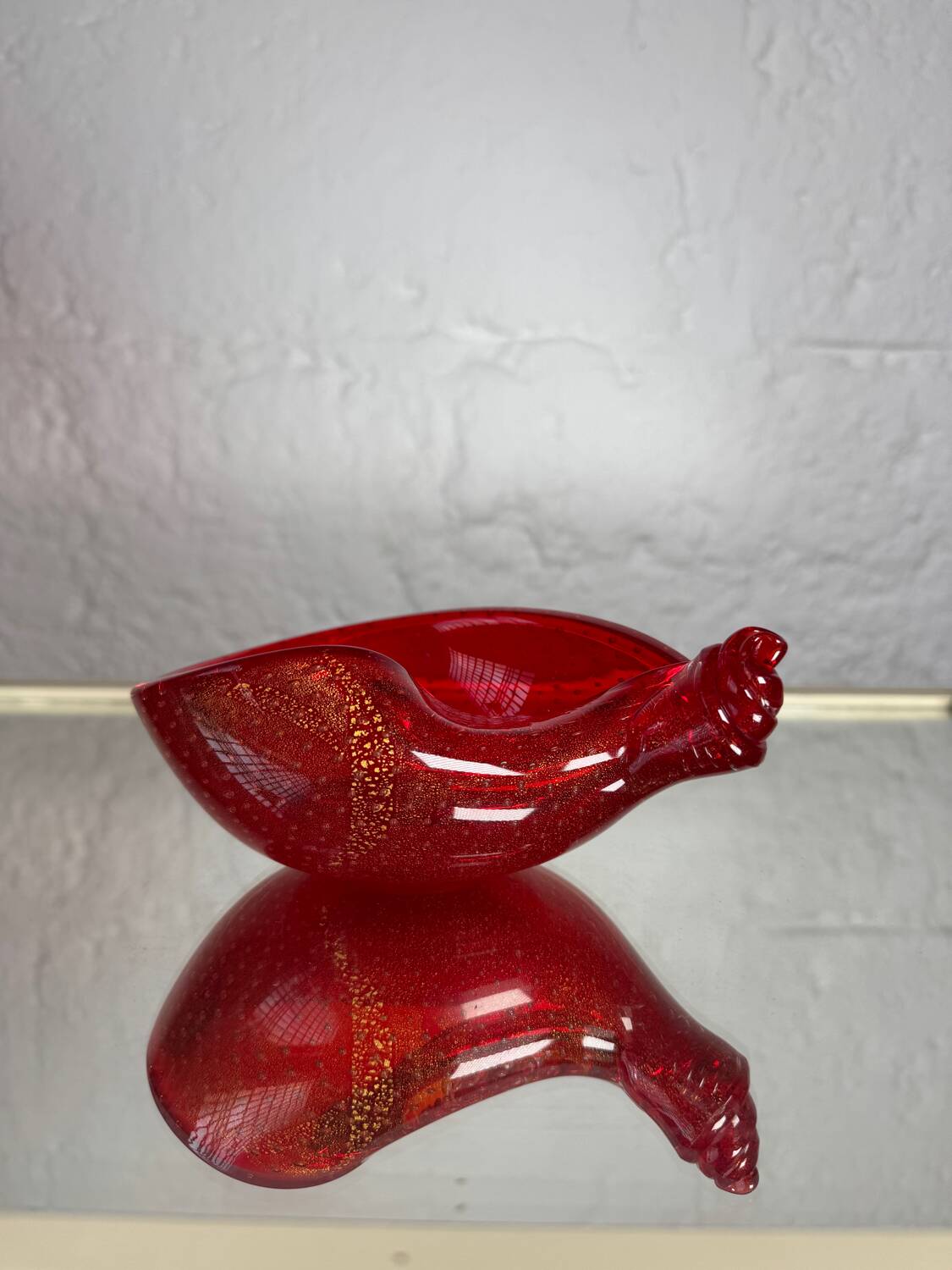 Murano Sommerso pocket emptier from the 70s