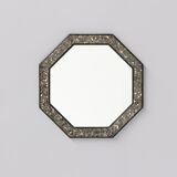 Mosaic Octagonal Mirror by Roger Vanhevel, Belgium, 1970s