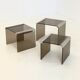 Set of Three Gallotti & Radice Tris T35 Nesting Tables