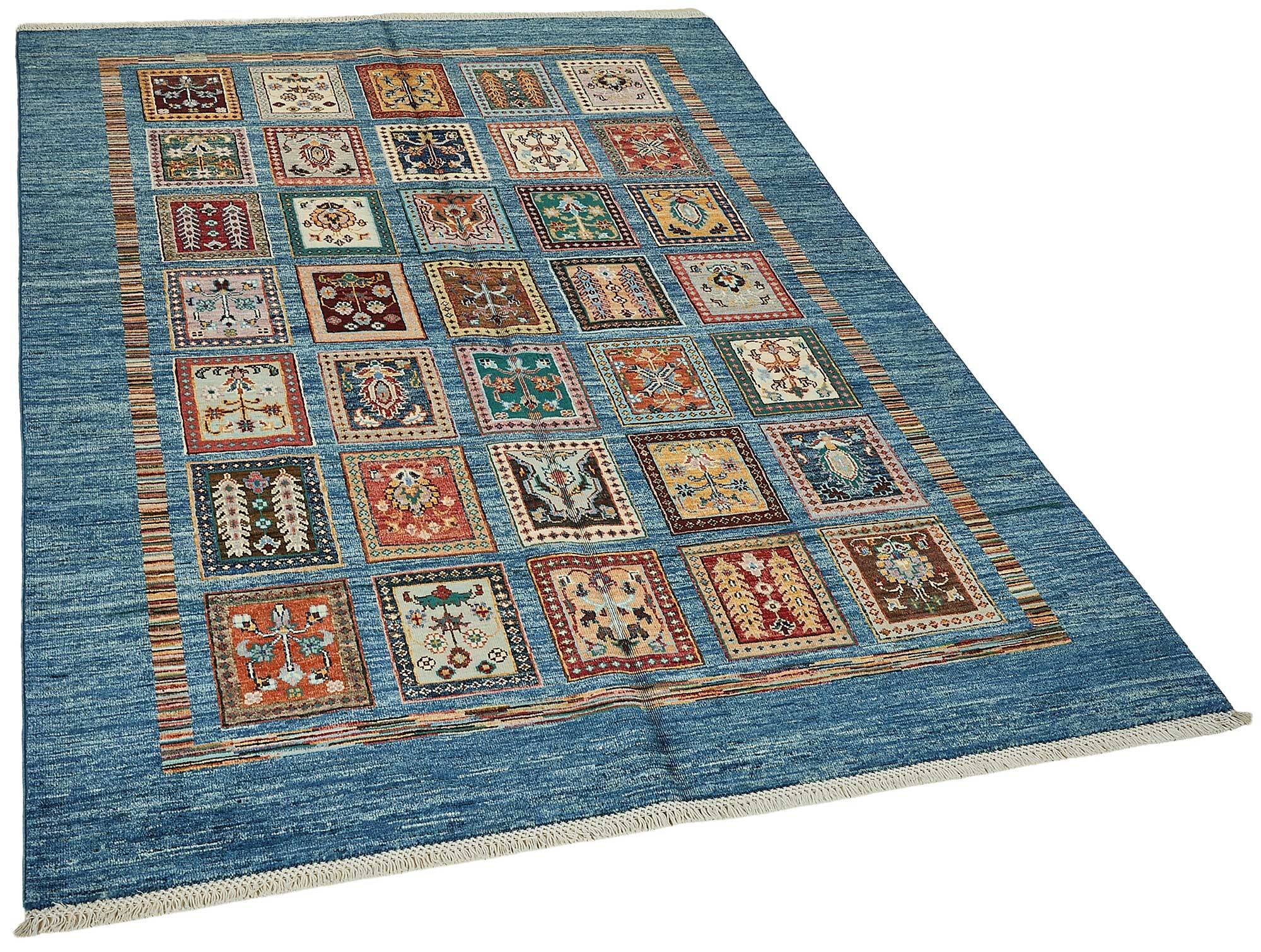 Turkish Handknotted Wool Oushak Rug 153 cm x 207 cm