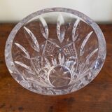 Straight, slightly flared crystal vase