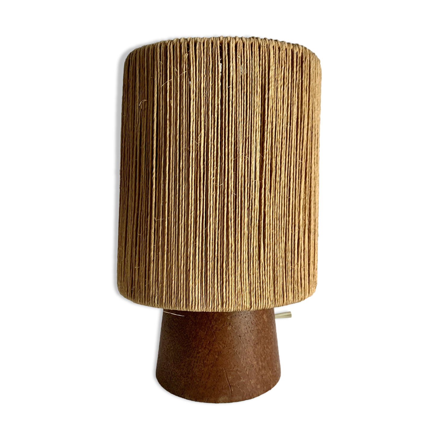 Mid-Centry Teak Lamp, Denmark, 1960s