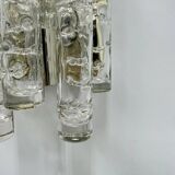 Doria Leuchten glass wall lamp sconce, 1970s