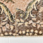 2x9 Rug For Floral Green Turkish Vintage Runner Rug, 64x279Cm SKU 24965