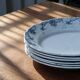 Antique 19th-century ironstone plates signed KG Luneville "Kleber"