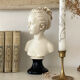 Glazed terracotta bust