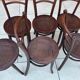 Suite de 6 chaises de bistrot Thonet années 1920
