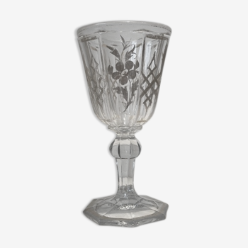 1 glass old Portieux NINETEENTH century