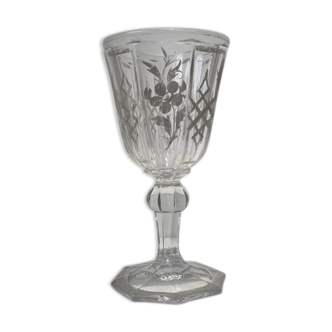 1 glass old Portieux NINETEENTH century