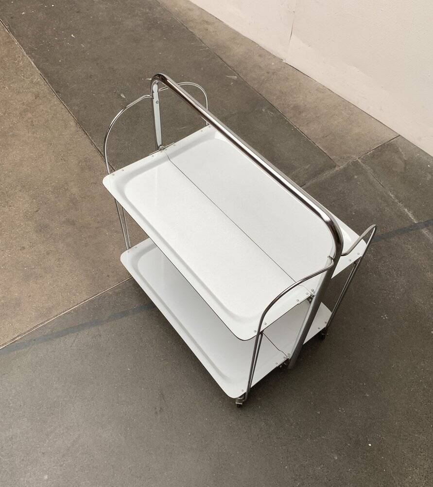 Vintage Folding Service Trolley by Raquer, 1970s