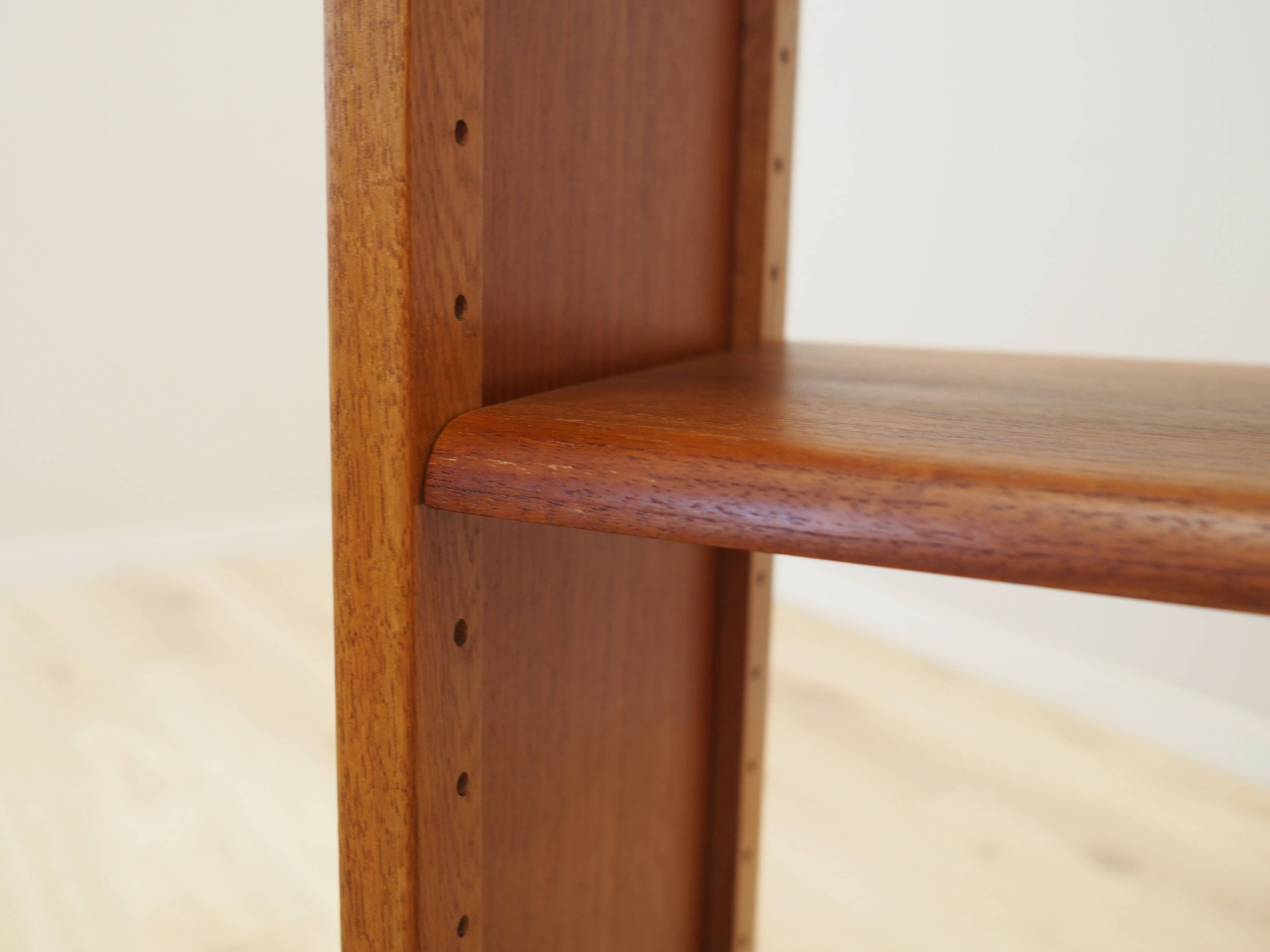Teak bookcase, Danish design, 1970s, production: Denmark
