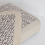 Vintage pouf de lana published by Ligne Roset. France, 80s