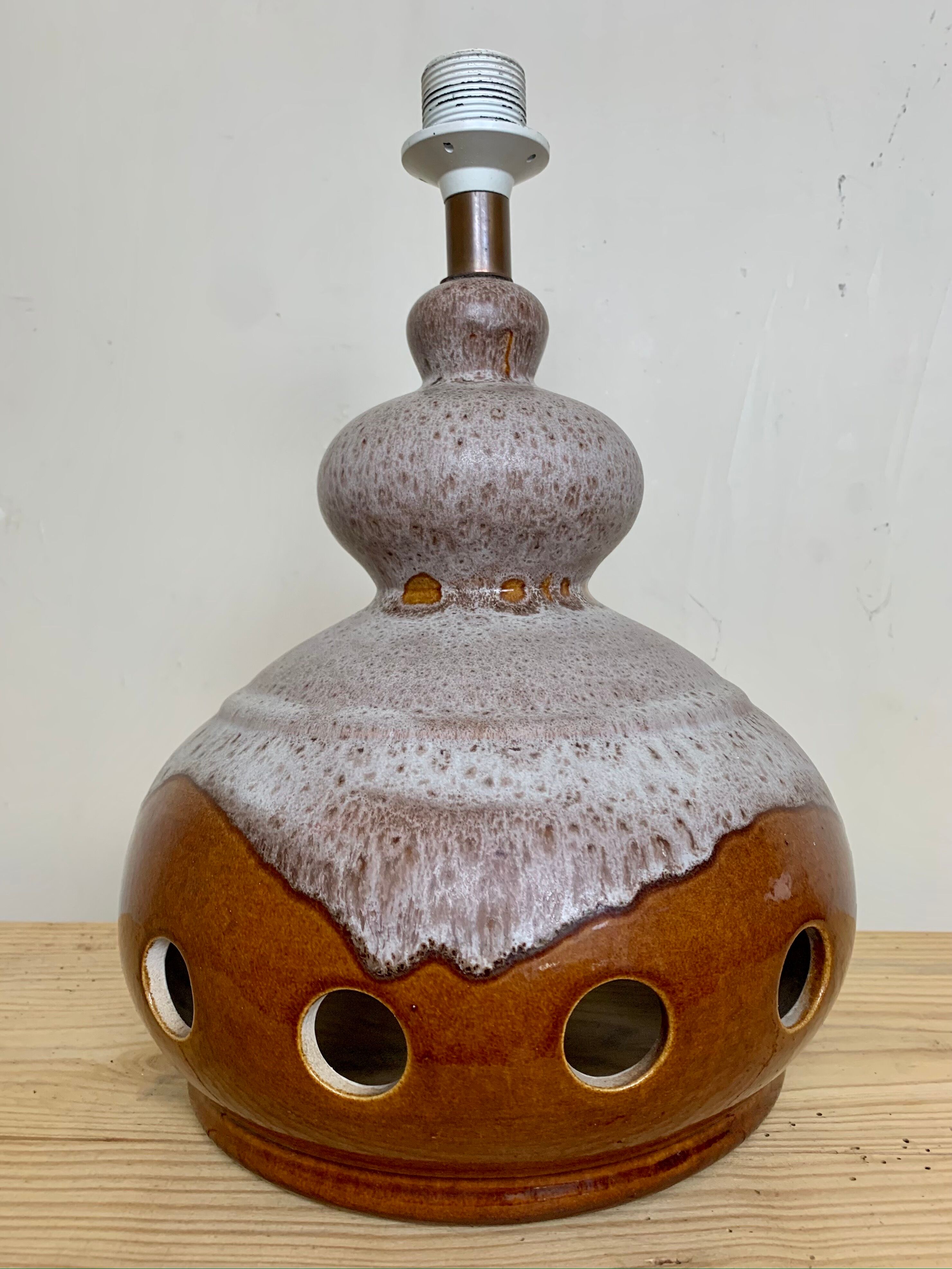 West Germany lamp stand with double lighting