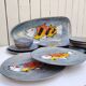 Fish service, Niderviller earthenware, vintage