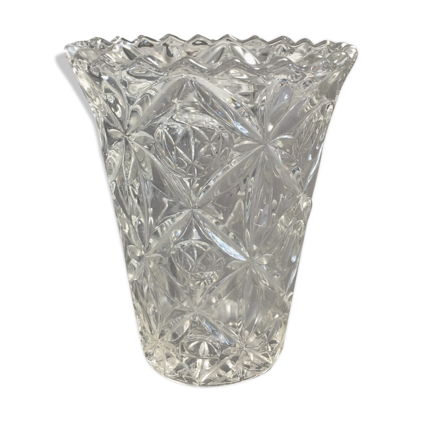 Vintage glass vase