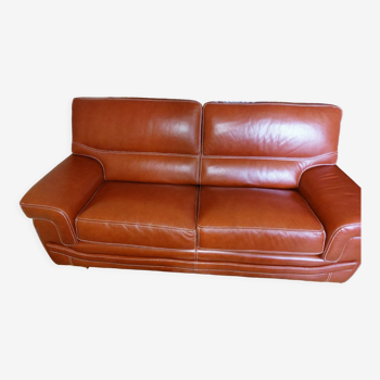 Buffalo leather sofa