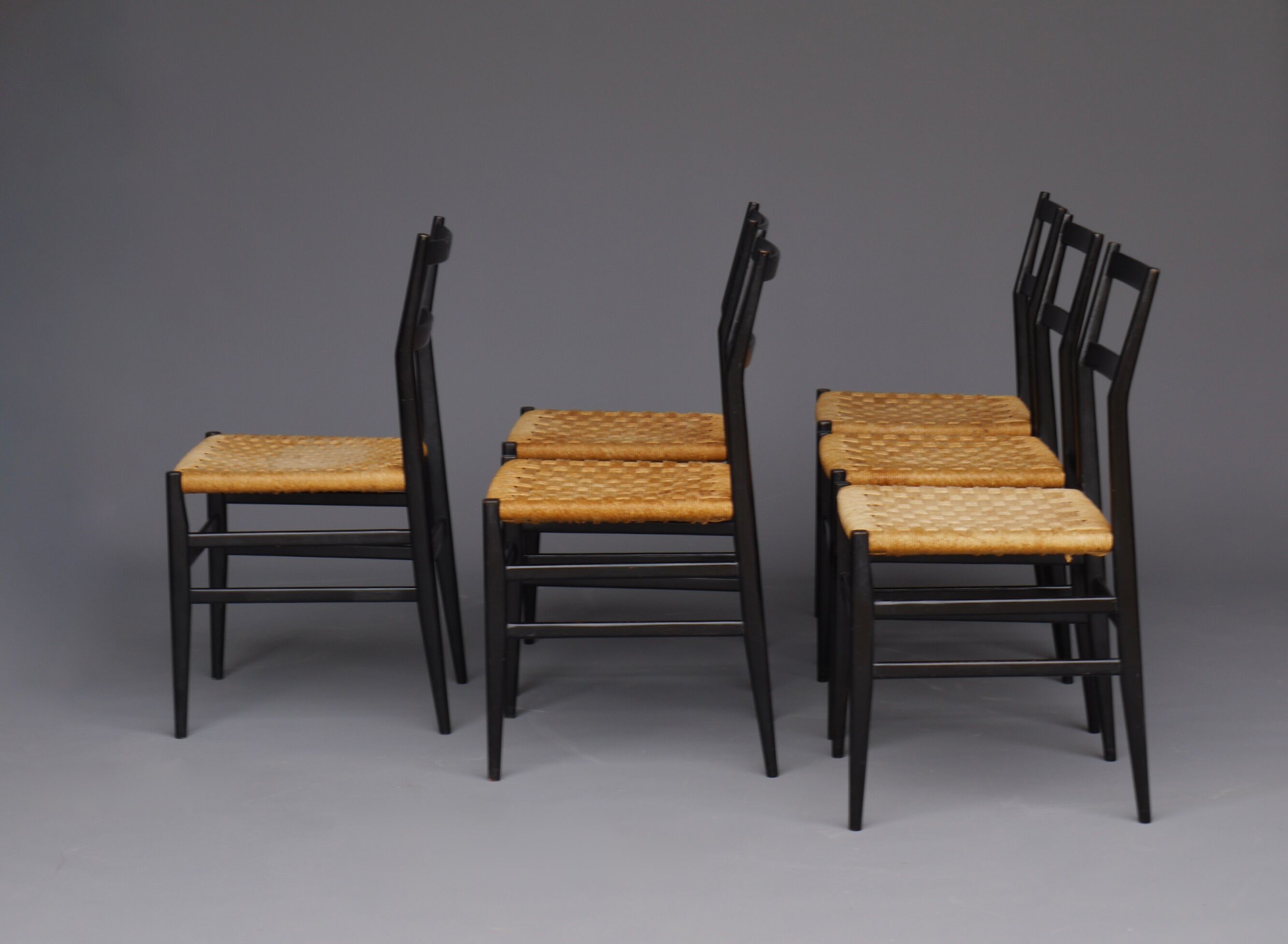 Leggera chairs by Gio Ponti for Figli di Amedeo, Cassina. 1950